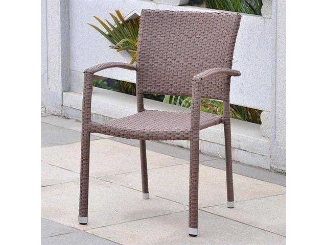 Resin Wicker/Aluminum Patio Dining Chair (Set of 2) O410