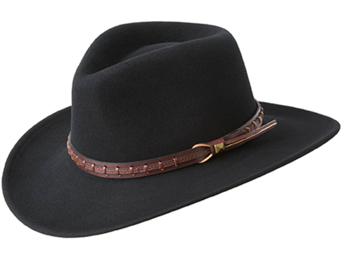 Black Wool Western Hat L86909