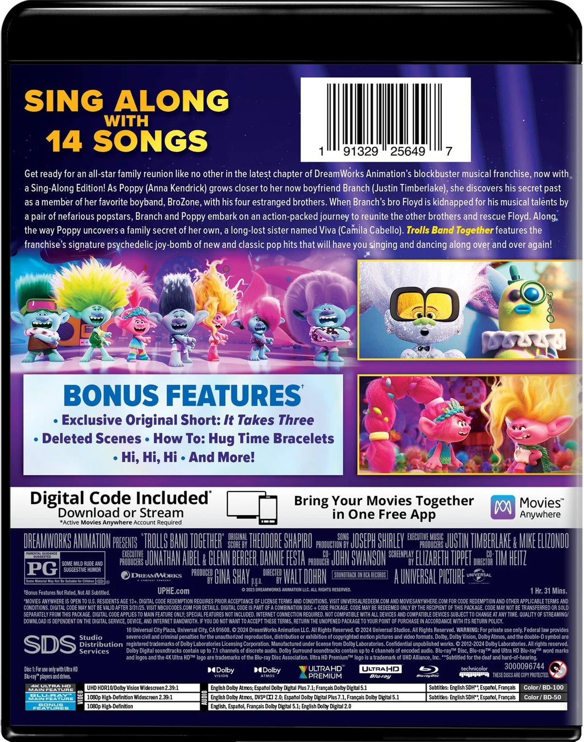 4K Ultra HD + Blu-ray + Digital Copy V35745