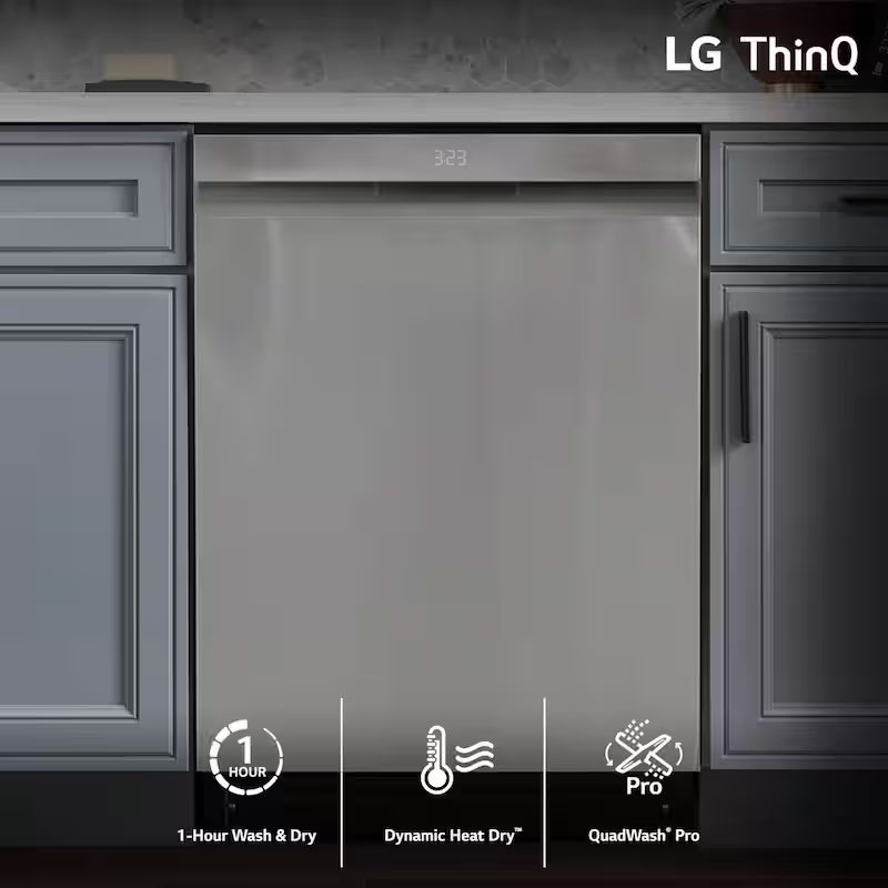 Black Stainless Steel Smart Dishwasher U458383