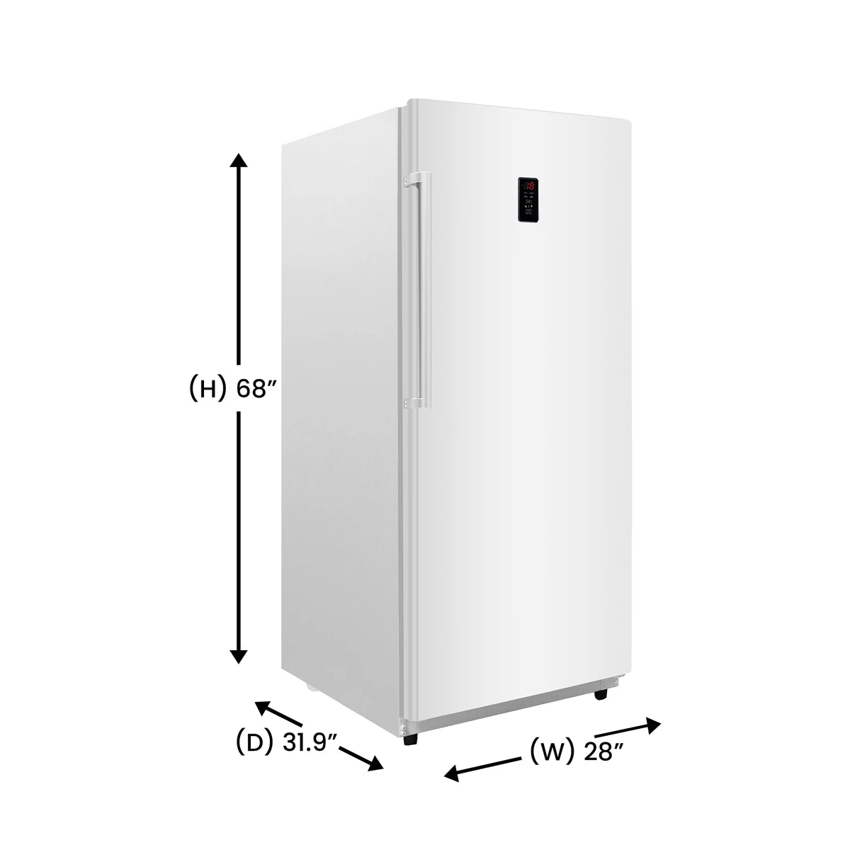 17 cu. ft Convertible Upright Freezer/Refrigerator in White with Reversible Door I18022