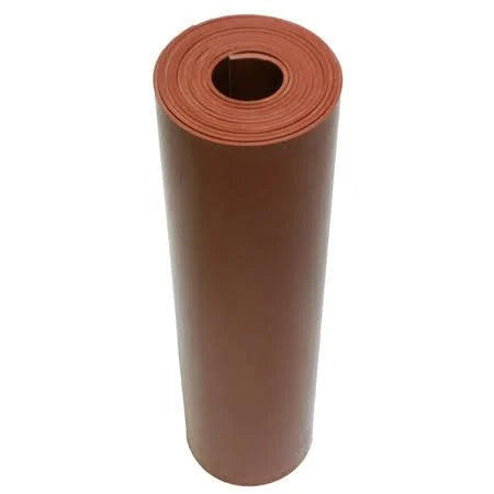 Red SBR Sheet 1/16 x 22 in x 3 ft W x 16 ft L E538892