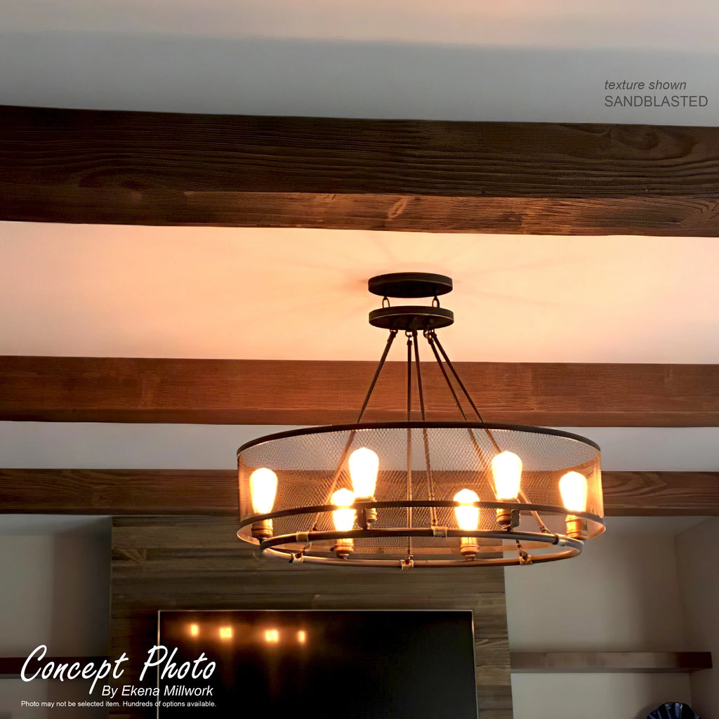 12"W x 8"H x 16'L Faux Wood Ceiling Beam Q719290