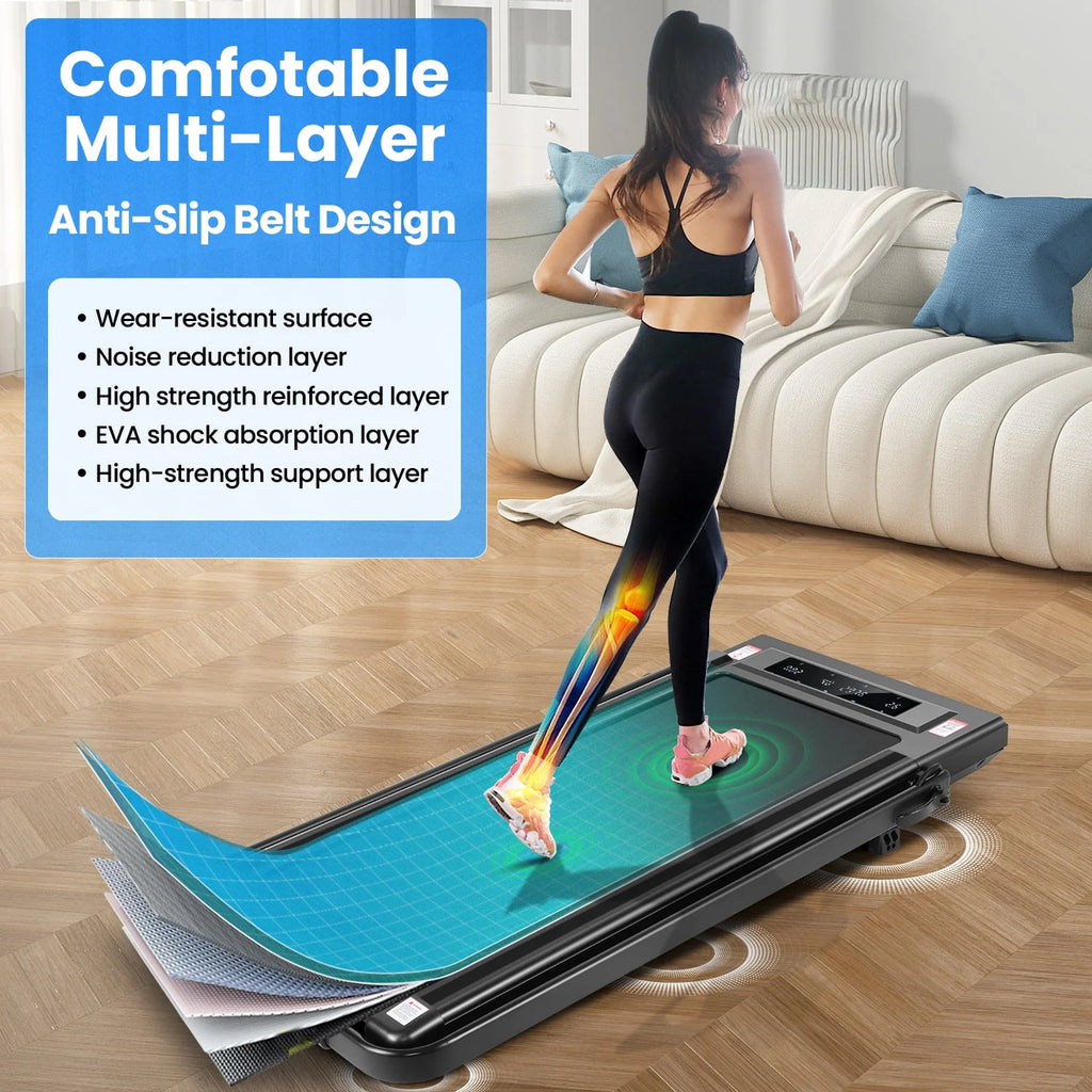 4 in 1 Under Desk Treadmill 2.5HP Black K371