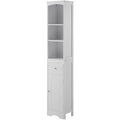 Grey Storage Cabinet with Adjustable Shelves and Drawers U180