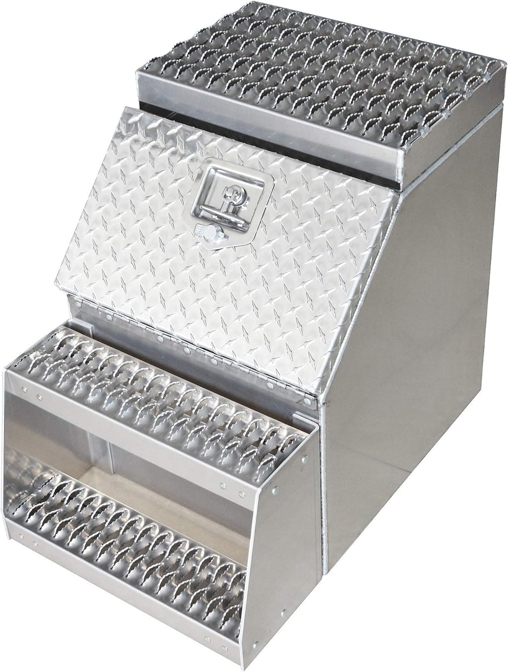 Semi Truck Side Storage Saddle Step Box 18" L x 25" W x 28" H F2363