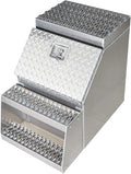 Semi Truck Side Storage Saddle Step Box 18" L x 25" W x 28" H F2363