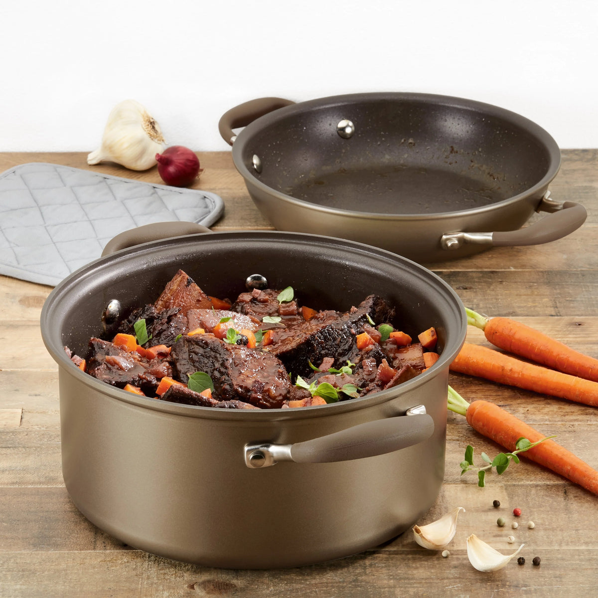 Non-stick Dutch Oven with Pan Lid, 5 Quart G5361