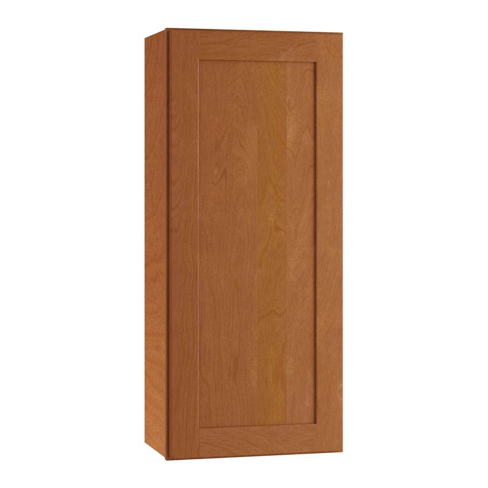 Assembled 18 x 42 x 12 in. Plywood Shaker Wall Kitchen Cabinet S5055