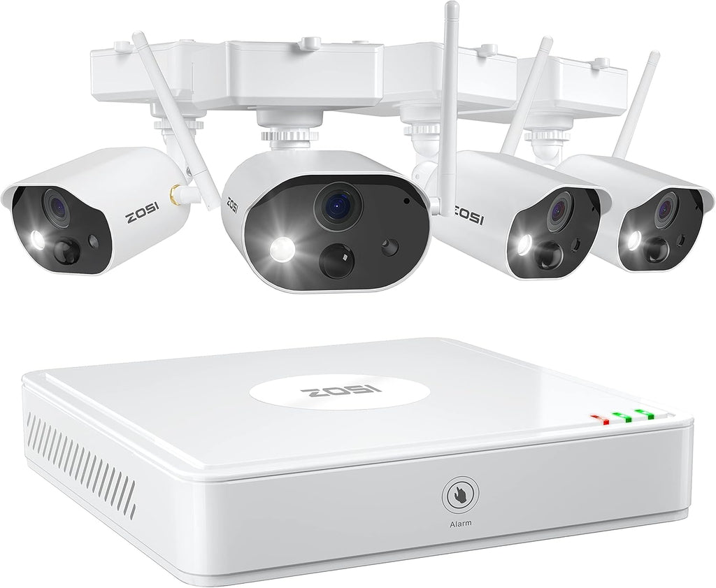 4 Pack 1080P HD-TVI Weatherproof Bullet Security Cameras P6073
