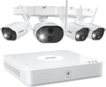 4 Pack 1080P HD-TVI Weatherproof Bullet Security Cameras P6073