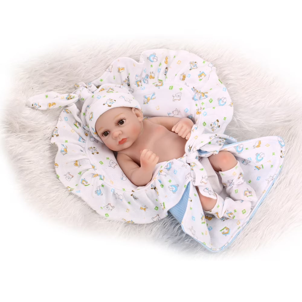 Lifelike Baby Doll with Full Silicone Body R95597