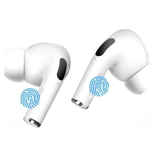 White Wireless Earphones with Charging Case O764