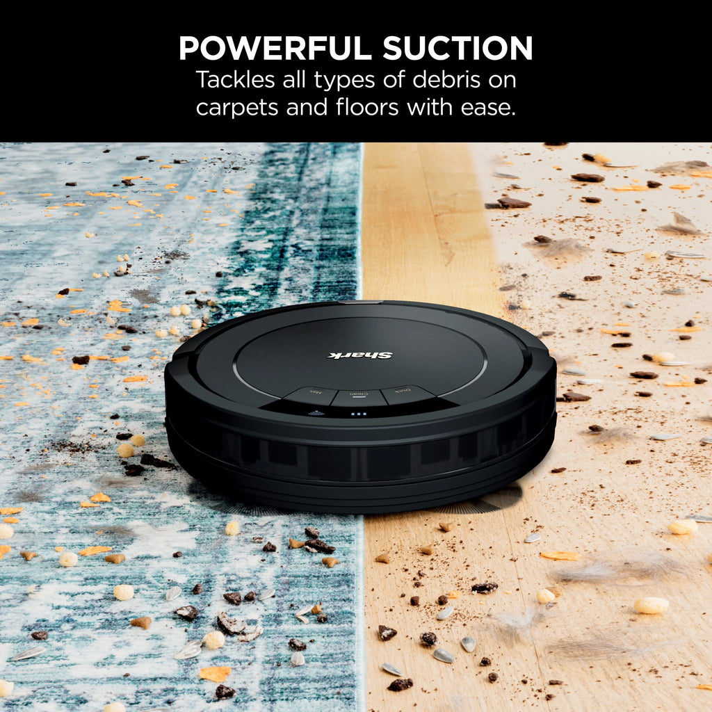 Black Wi-Fi Connected Robot Vacuum I9436