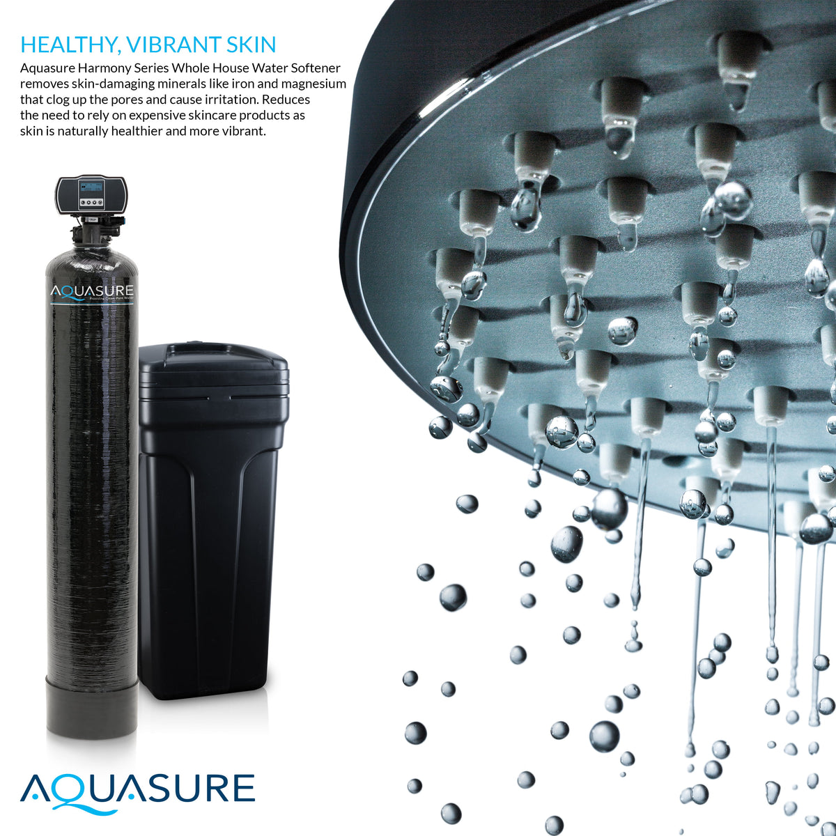 Whole House Water Softener Reverse Osmosis Drinking Water Filter Bundle (64,000 Grains) G256