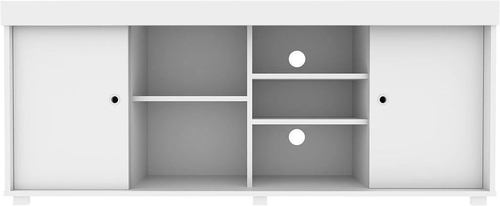 White TV Storage Entertainment Stand I60540