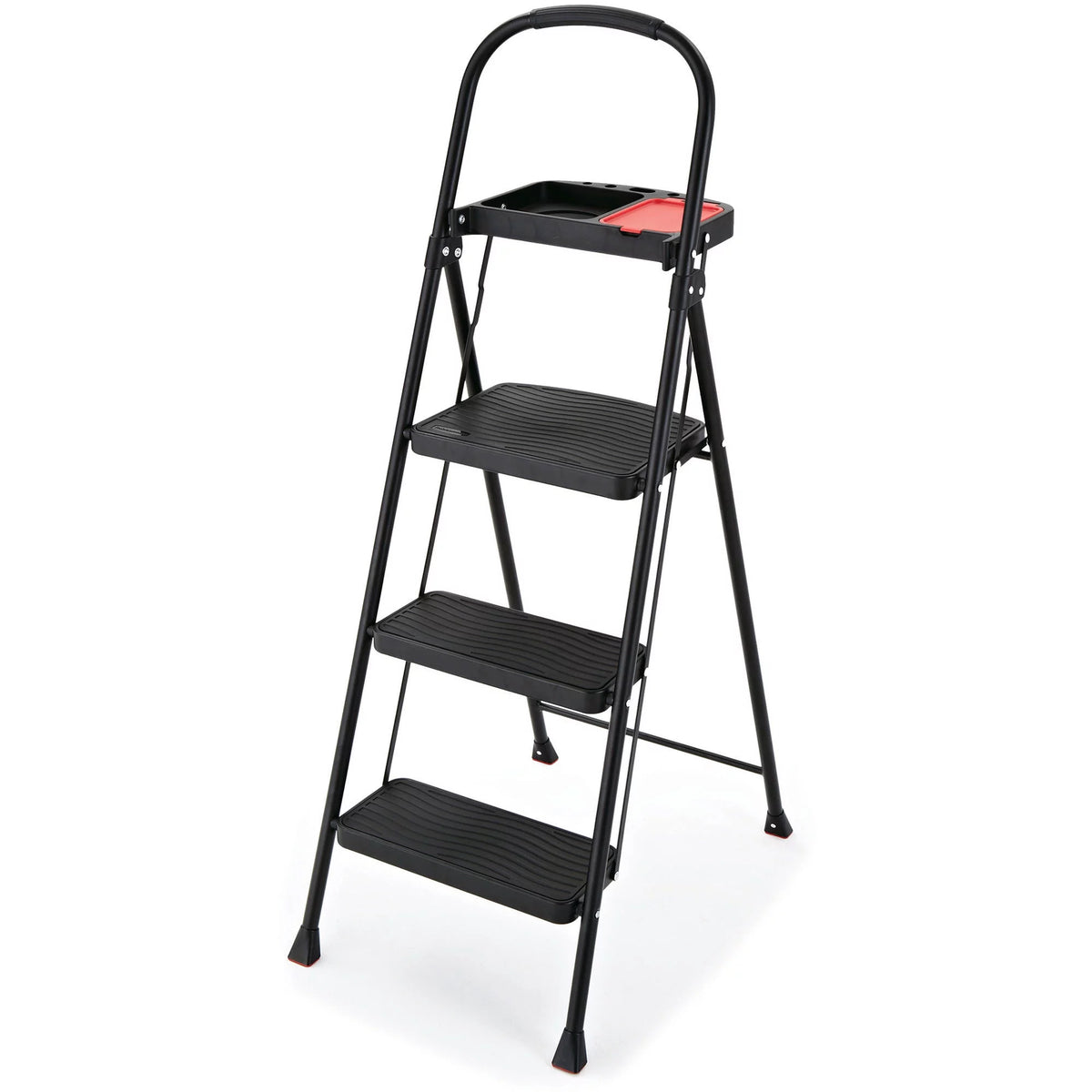3-Step Steel Step Stool with Project Tray J54011