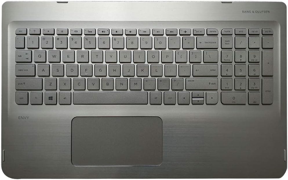 Laptop Replacement Keyboard with Palmrest Cover Case TouchPad Z9943