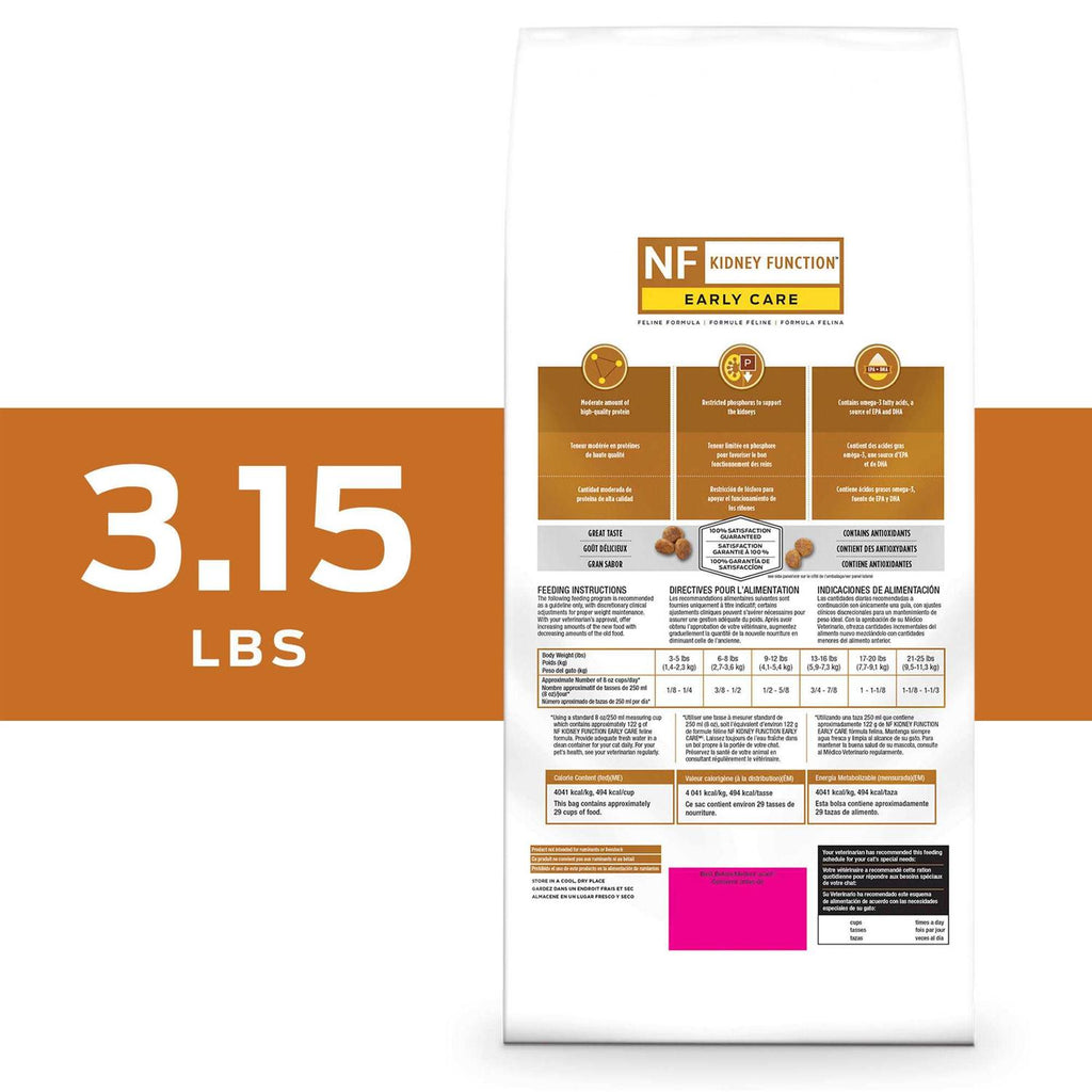 Purina Pro Plan Veterinary Diets NF Kidney Function Early Care Feline Formula Adult Dry Cat Food E166886