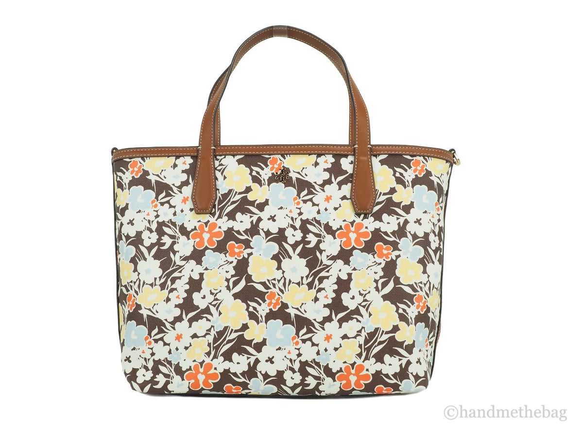 Small Reverie Floral Print Coated Canvas Tote Bag L1268