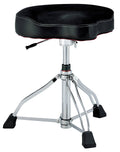 Black Cloth Top Drum Throne D344