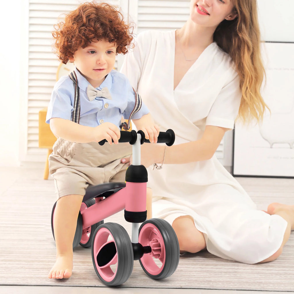 Pink 4 Wheels Baby Balance Bike S210131