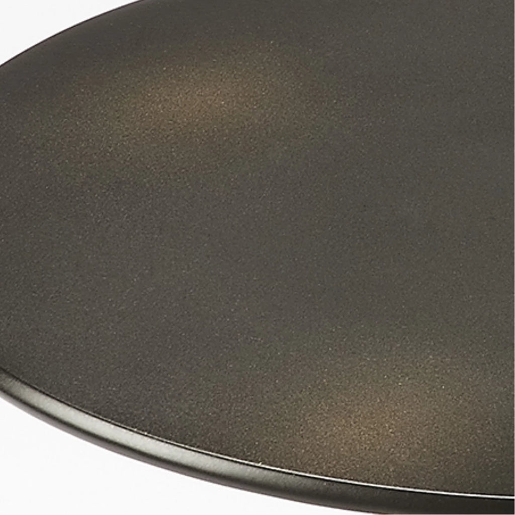 Black Iron Pedestal End Table P664