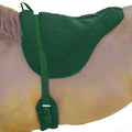 Fleece Bareback Pad Non Slip Fleece Girth Green E2860