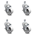 Semi Steel Swivel Caster with 4x22 Wheel and 10MM Stem T9426