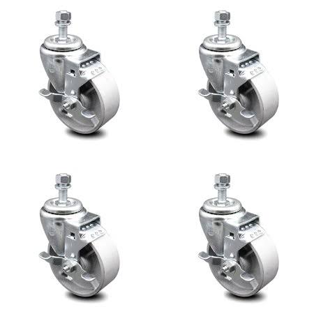 Semi Steel Swivel Caster with 4x22 Wheel and 10MM Stem T9426