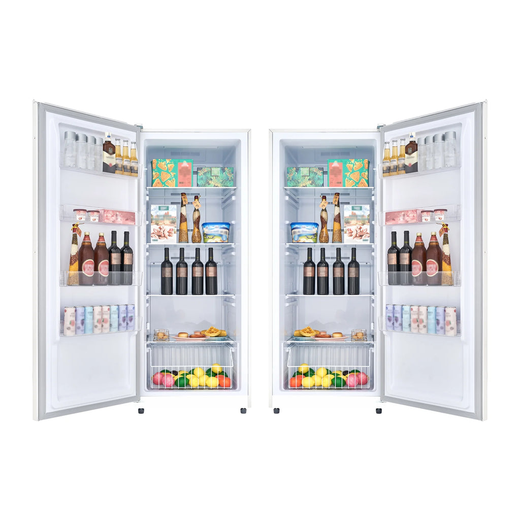 17 cu. ft Convertible Upright Freezer/Refrigerator in White with Reversible Door I18022