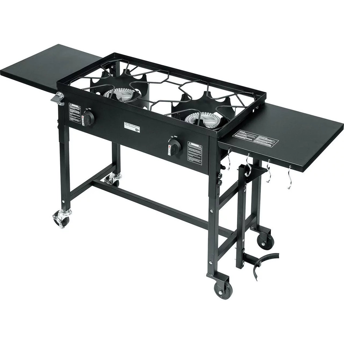 Outdoor Camping Propane Double Burner Stove U84715