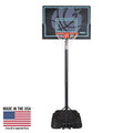Adjustable Portable Basketball Hoop 44 inch HDPE Plastic U9589