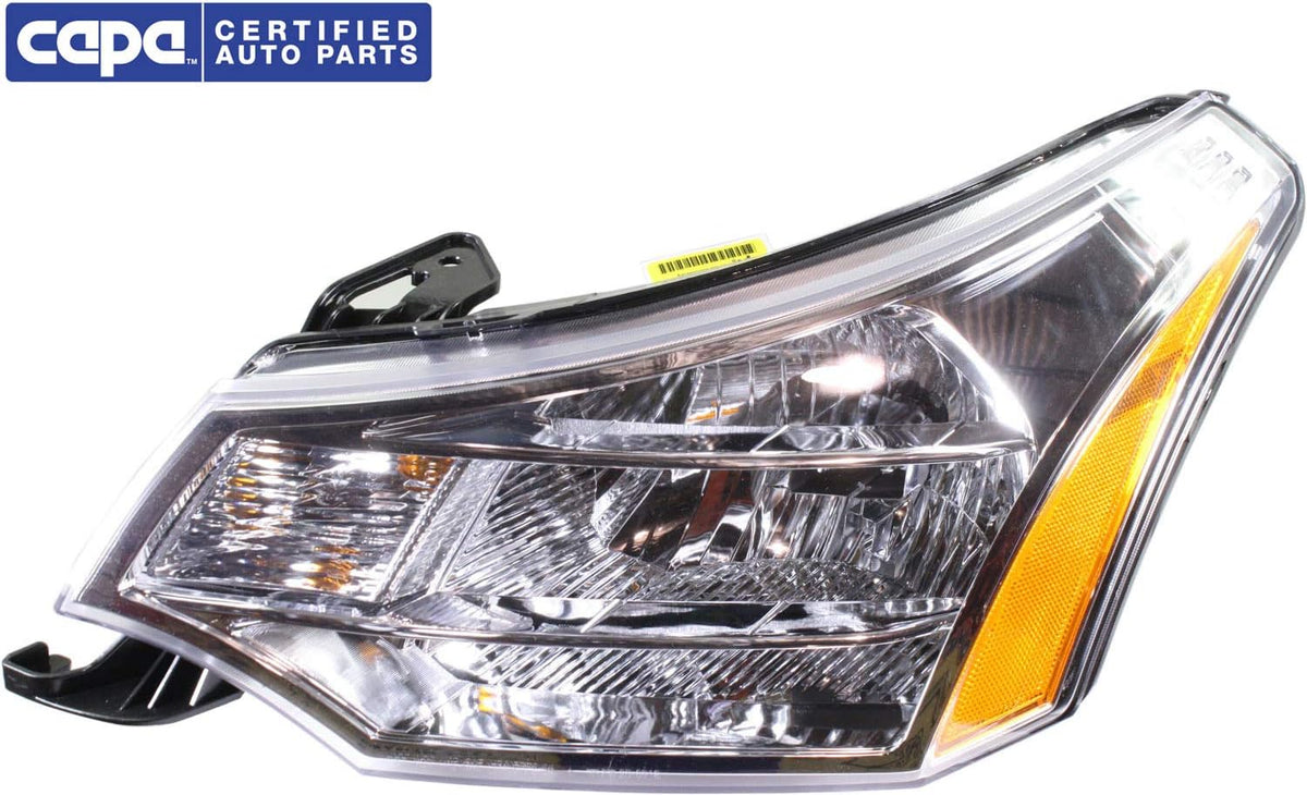 Headlight Assembly Compatible with 2008-2011 Ford Focus Halogen Driver Side E7188