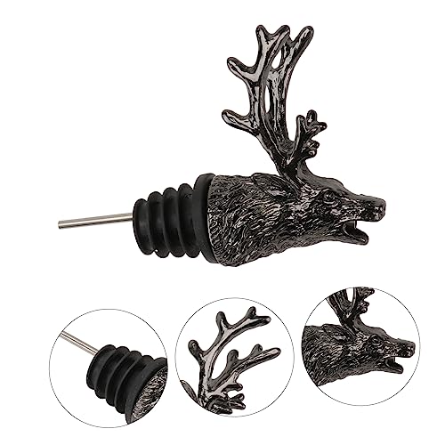 Deer Head Bottle Stopper Reusable Pourer F10259