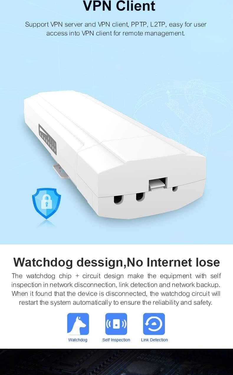 4G LTE Unlocked CPE Router with SIM Card Slot and Long Range LTE Antenna B53062