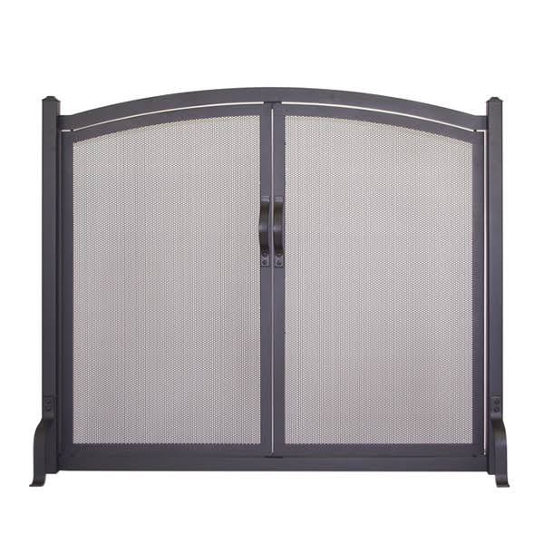 Arched Fireplace Screen with Doors X82793