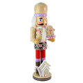 14" Wooden Gingerbread Chef Nutcracker H800