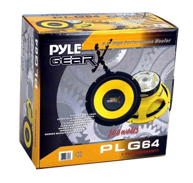6.5" 1200W Car Audio Mid Bass/Midrange Subwoofer Speaker Set Y965675