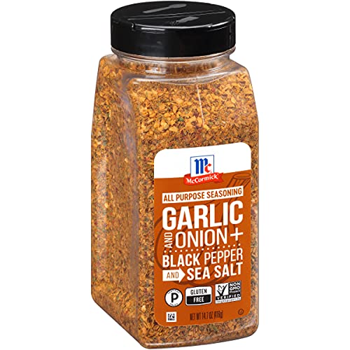 Garlic and Onion, Black Pepper and Sea Salt All Purpose Seasoning, 14.7 oz E27961