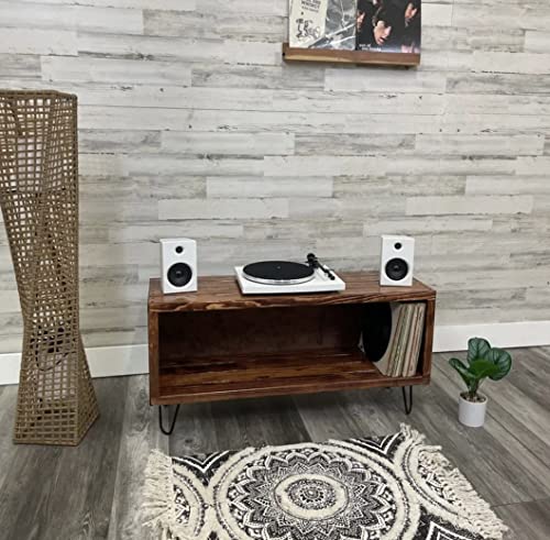 Honey Vinyl Record Storage Furniture L359