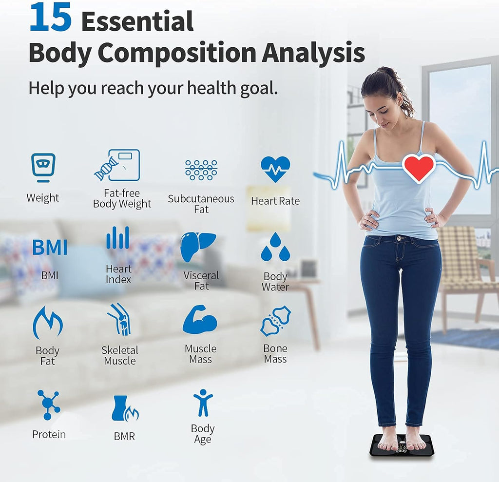 Body Weight and Fat Scale D753