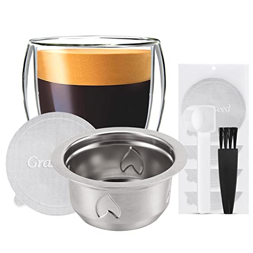 Refillable Stainless Steel Vertuo Capsule with 40 Foil Lids N219519