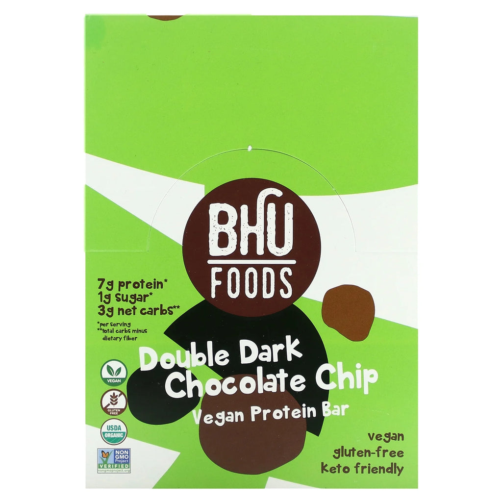 Vegan Protein Bar Double Dark Chocolate Chip P729915