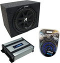 Sealed Single 12 Sub Box Enclosure & Amp Q239898