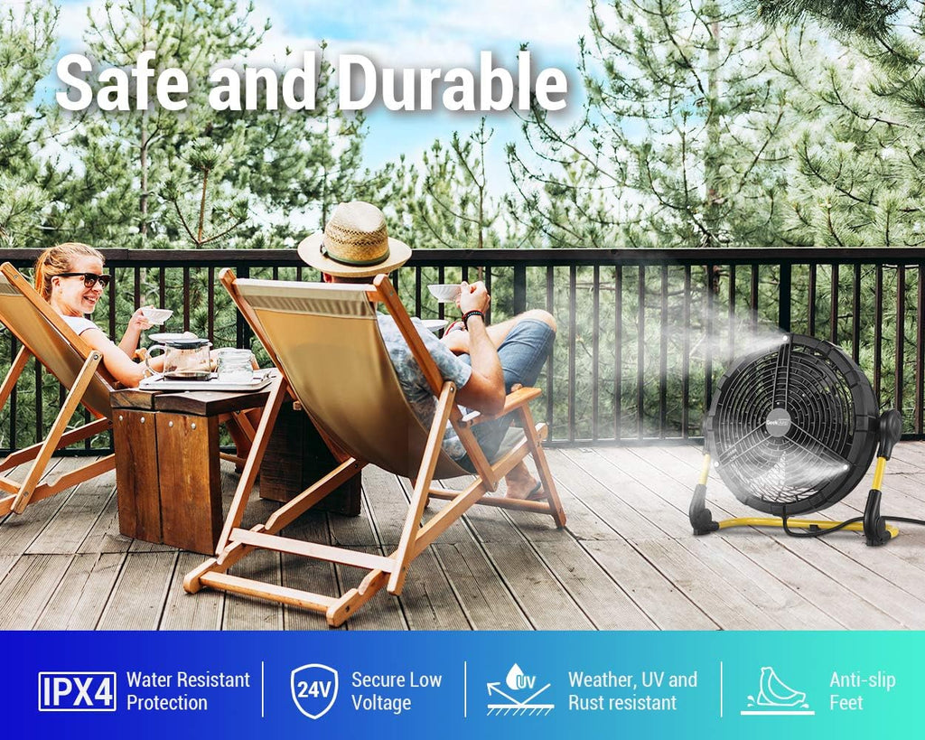 Rechargeable Outdoor Misting Fan 16 inch I225664