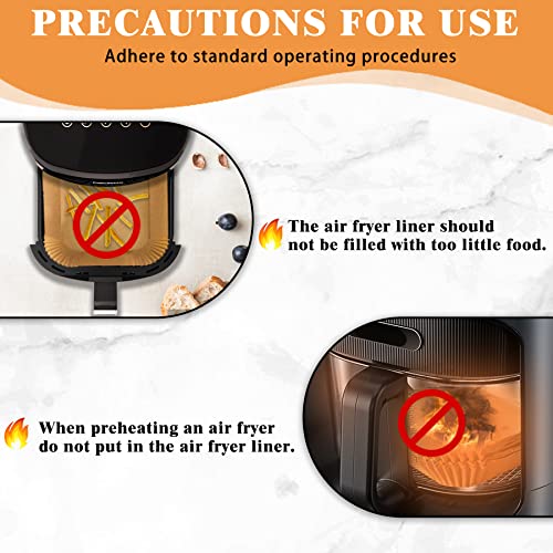 Air Fryer Disposable Paper Liners, Non-Stick Parchment Baking Sheet N5875