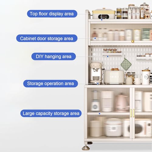5 Tier Freestanding Tall Storage Sideboard L96616