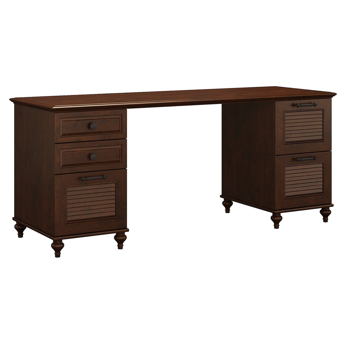 Coastal Cherry Double Pedestal Desk C97564