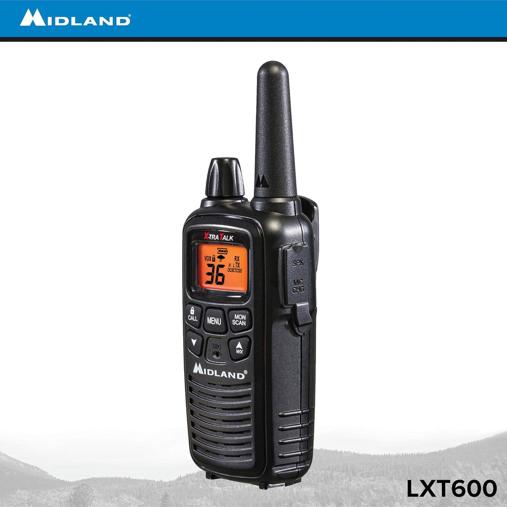 36 Channel FRS Two-Way Radio Walkie Talkie Black 8 Pack O56671